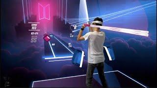 Beat Saber Mixed Reality on Oculus Quest 2