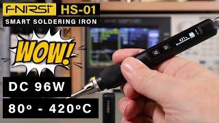 FNIRSI HS-01 Smart Soldering Iron⭐ Complete Review!