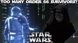 Does too many Jedi surviving lessen the impact of Order 66? | And more questions...