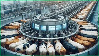 How Chinese farmers raise millions of cows  -   automated milking technology in agriculture