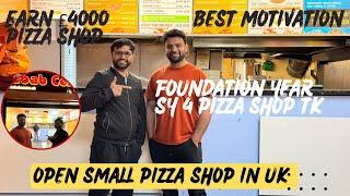 Open small pizza shop & save £4000 per month in UK  | How He opened 4 pizza shop after foundation