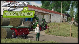 LS25 OBERSCHWABEN Crossplay Let's Test #006 / BALLEN pressen abtransportieren und einlagern