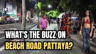 Exploring Pattaya Beach Road at Night | 4K Nightlife Hotspots & Walking Street Tour