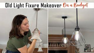 How to Update Your Light Fixtures on a Budget | DIY Makeover