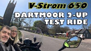 SUZUKI V-STROM 650X - DARTMOOR 2-UP TEST RIDE