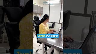 Junior Developer v/s Senior Developer #shorts #funny