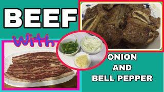 BEEF WITH ONION AND BELL PEPPER/Ammage 8026