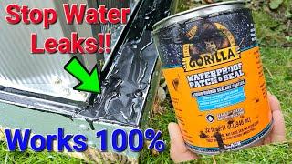 STOP WATER LEAK under the shed!