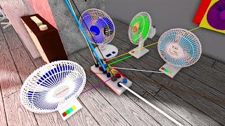 Fan Making House, Fan Experiment Video - Kipas Angin Baling baling Lucu Aneka Model