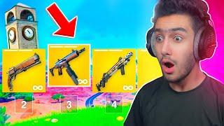 فورتنايت تجربة التحديث الجديد بطور الاعادة  ( أشياء خطيرة ) !! Forrtnite