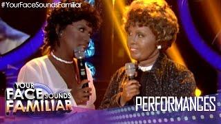 Your Face Sounds Familiar: Kakai Bautista as Whitney Houston and Cissy Houston "I Know Him So Well"