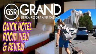 ⫷ GSR, Reno Grand Sierra Resort, Room Walk Around & Review ⫸