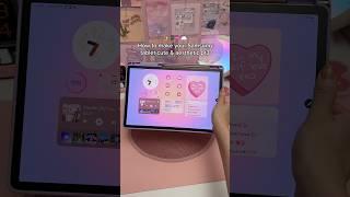 how to make your Samsung tablet cute & aesthetic  Galaxy tab S9+ | homescreen | android tips