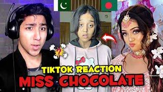 Pakistani React on Miss Chocolate Transformation TikTok Videos | Bangladeshi Tiktoker | Maadi Reacts