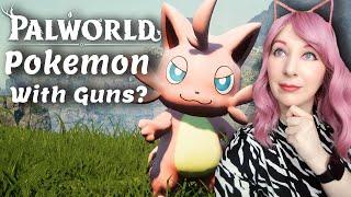 Is Palworld Just Pokemon With Guns? - Base Building & Catching Early Pals Part 1