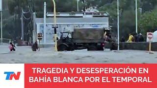 TEMPORAL EN BAHÍA BLANCA: el Gobierno activó la alerta roja y desplegó las fuerzas federales