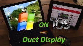 Microsoft Windows on Apple iOS with Duet Display