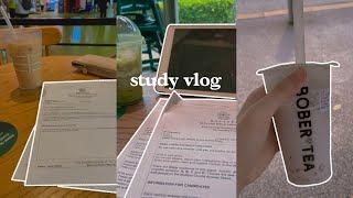 exam revision productive study vlog singapore  | 9 hour study days, stu(dying)