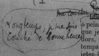 "Longtemps, je me suis couché de bonne heure"  (Vinteuil)