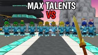 Max Talents Vs 12 Pro Bedwars Players