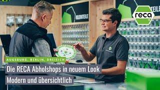 Die RECA Abholshops in neuem Look