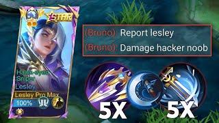 TOP 1 GLOBAL LESLEY BEST 1 HIT BUILD 2025! THIS BRUTAL INSANE BUILD IS TOTALLY BROKEN!!!