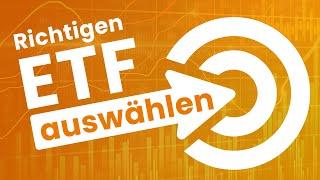 ETF Sparplan: Den richtigen ETF auswählen