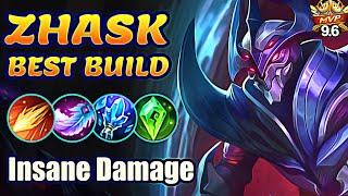 Zhask Best Build, Insane Damage - Best Emblem & Spell - Perfect Gameplay - Mage Mobile Legends MLBB