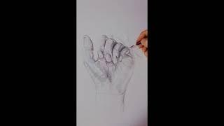 How to Draw Hand / hands shading-1  | AzeenBasics