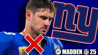 Rebuilding the Giants WITHOUT Danny Dimes!