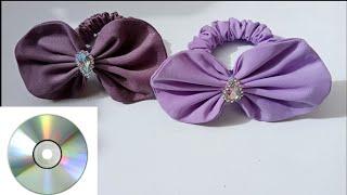 making Scrunchie using  DVD  Beautiful Scrunchies to make at home