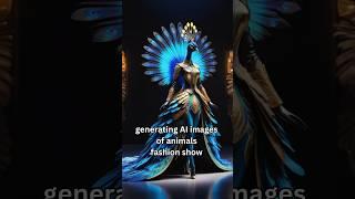 Ai generating ai images of animals fashion show  #ai #aiart #fashion #animals #fashionshow #viral