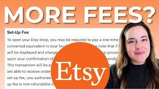 Etsy Shops Are NOT FREE - New Shop Setup Fees!!