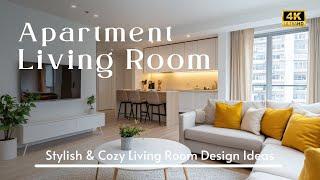 Compact Apartment Living: Stylish and Cozy Living Room Design Ideas for Small Spaces