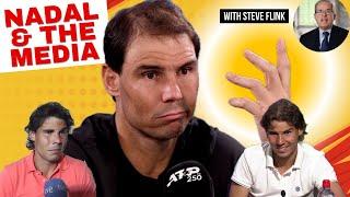 Rafael Nadal & the media with Steve Flink: Anecdotes, doubts & responses to a crisis