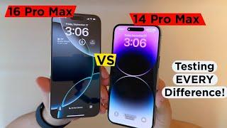 New iPhone 16 Pro Max VS 14 Pro Max - In DEPTH Comparison