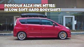 Perodua Alza pasang Adjustable HWL MT1BS Hi Low Soft Hard With Bodyshift