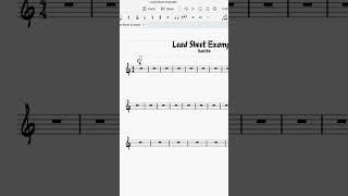 Create a Lead Sheet with MuseScore 4 - Broski's Guitar Minute #shorts #musescore #musescore4