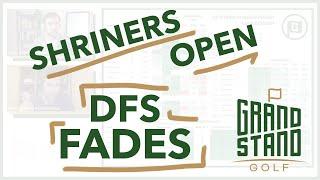 Shriners Open 2020 - PGA Golf DFS Fades