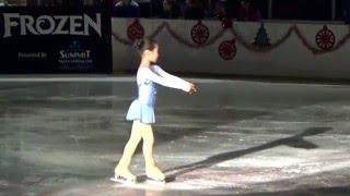 Dorothy Zhang figure skating 2015 Christmas show "Let it be"