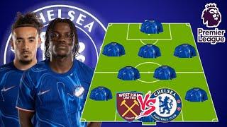 GUSTO, LAVIA IS BACK! PREDICTION XI WEST HAM UNITED VS CHELSEA IN THE EPL MATCHWEEK 5