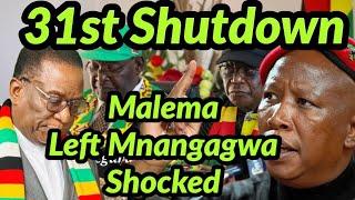 Shutdown - Malema Left Mnangagwa Shocked 