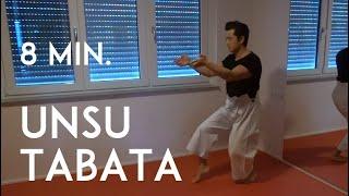 8 min KARATE TABATA UNSU - real time training - TEAM KI