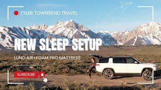 New Car Camping Setup!! Introducing the LUNO Air + Foam PRO Mattress | Tyler Townsend Travel