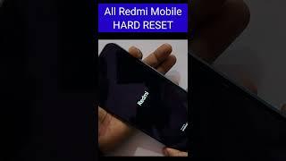 All Redmi Phone HARD RESET/SCREEN UNLOCK