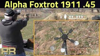 Alpha Foxtrot .45ACP 1911 Range Review & Texas Star at 50 yards