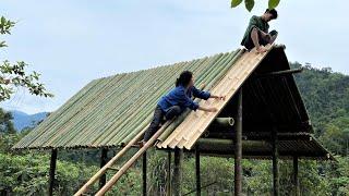 Young couple building bamboo villa - Amazing bamboo house design skills | Tao Thị Ún