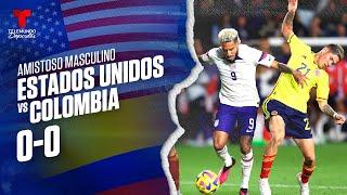 Highlights & Goals: Estados Unidos vs. Colombia 0-0 | USMNT | Telemundo Deportes