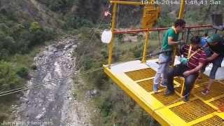 Swing Jump 83 Metres High in Rishikesh