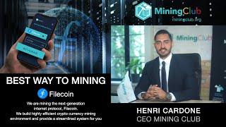 Mining Club | CEO Henri Cardone introduces about MiningClub